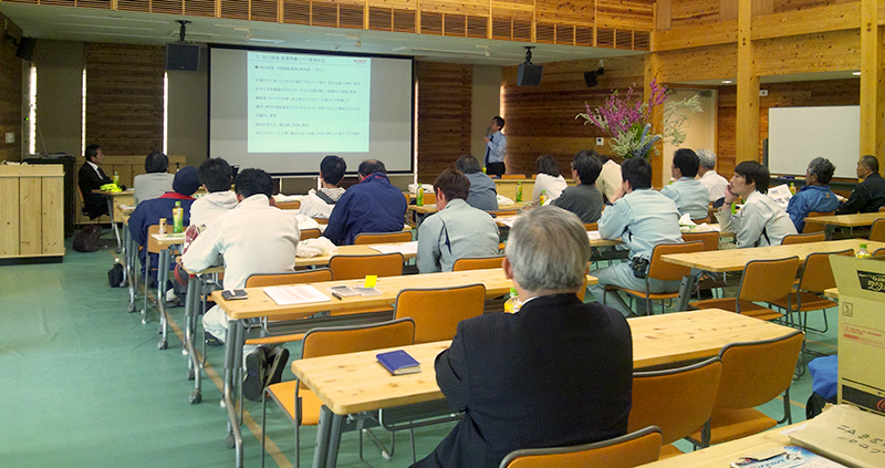 安全普及活動 岡山会場の様子